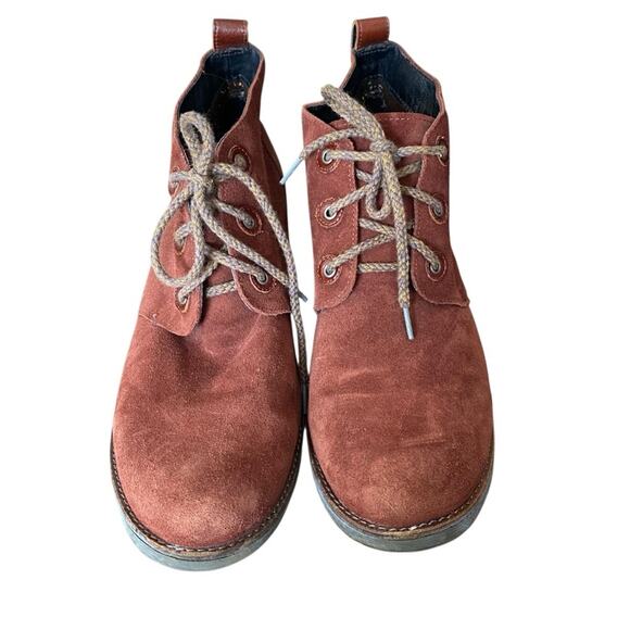Naot Love Bohemian Rust Brown Suede Lace Up Boots size 41 US size 10.5 - Picture 3 of 10
